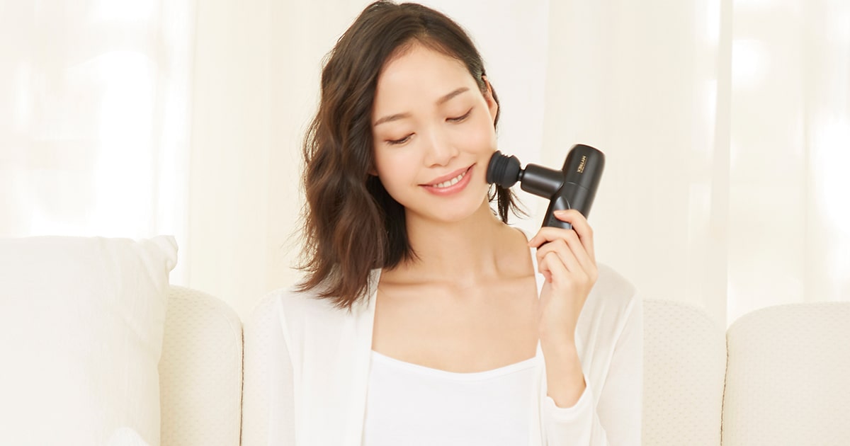 デリケートな顔筋にもやさしくアプローチできる
